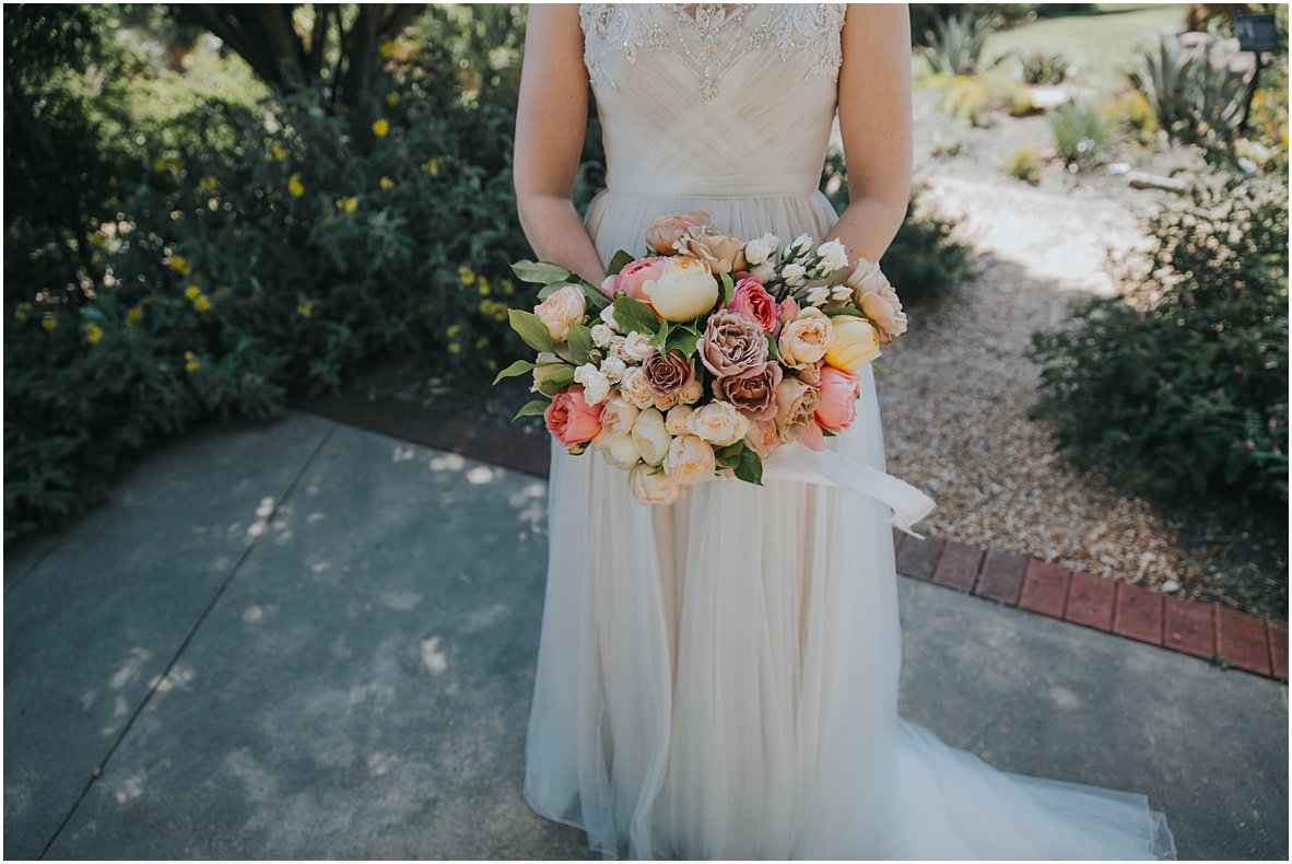 blush and cream bridal bouquet rhapsody in blooms